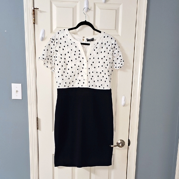 Karl Lagerfeld Dresses & Skirts - Karl Lagerfeld Eyelet Lace Elegant Wear Dress Office Wear Business Casual